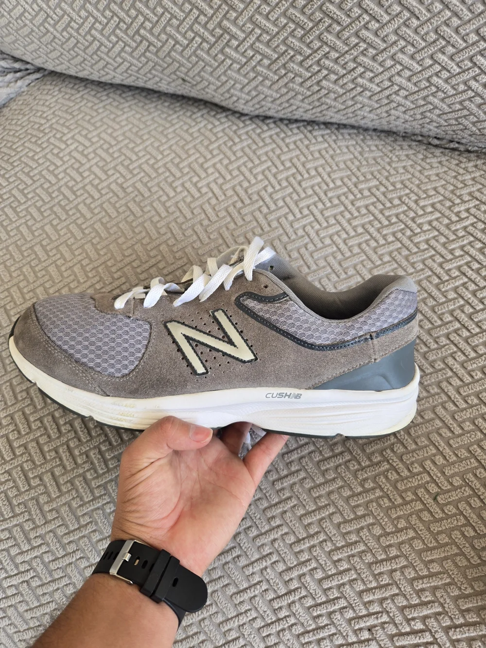 New Balance Men’s Grey Athletic Walking Shoes